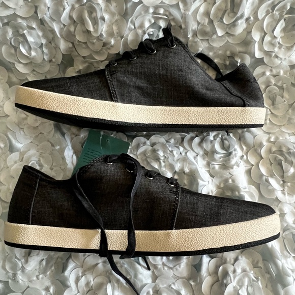 Toms Payton Black Chambray M9 - Picture 1 of 3